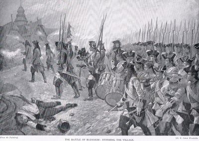 The Battle of Blenheim: Storming the Village, c.1910 by Richard Caton Woodville